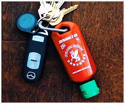 Sriracha2Go Mini Keychain Spice Up Your Day Anytime Anywhere